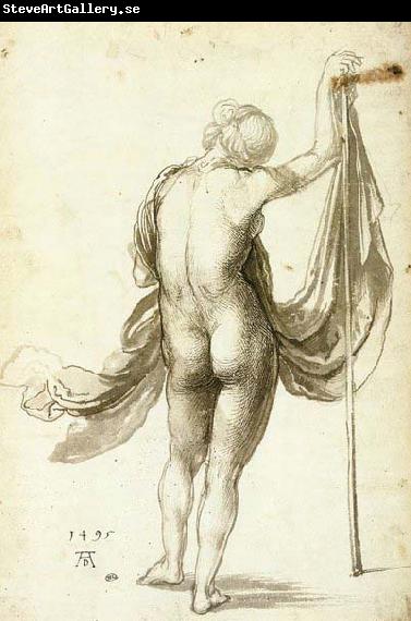 Albrecht Durer Female Nude from Behind